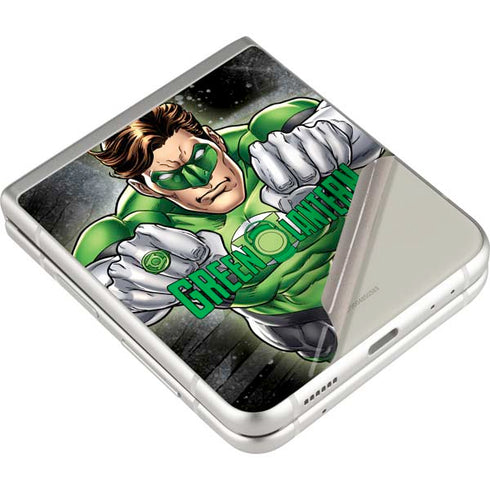 DC Comics Green Lantern Flying Action Pose Galaxy Z Flip3 5G Skin